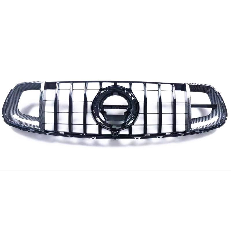 TATARENGS Kühlergrille Kompatibel Mit Mercedes Für Benz Für W253 X253 GLC GLC300 GLC43 AMG 2020 2021 2022. Frontgrill, Obere Stoßstange, Haube, Lüftungsgitter, Auto-Kühlergitter von TATARENGS