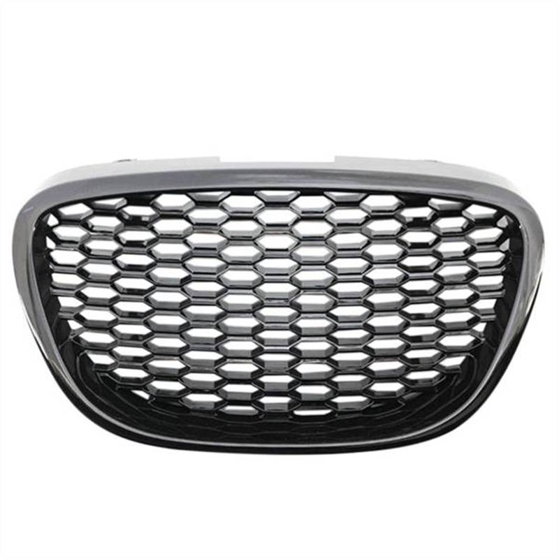 TATARENGS Kühlergrille Kompatibel Mit Seat Für Leon MK2 2006 2007 2008 2009 Nierengitter Lufteinlass Grill Auto Frontgitter Stoßstange Haube Obere Grillabdeckung(Bright Black) von TATARENGS