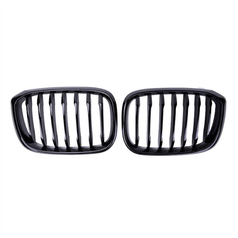 TATARENGS Kühlergrille Kompatibel Mit X3 G01 G08 2020 Nierengitter Lufteinlass Grill Auto Frontgitter Stoßstange Haube Obere Gitterabdeckung(Gloss Black) von TATARENGS