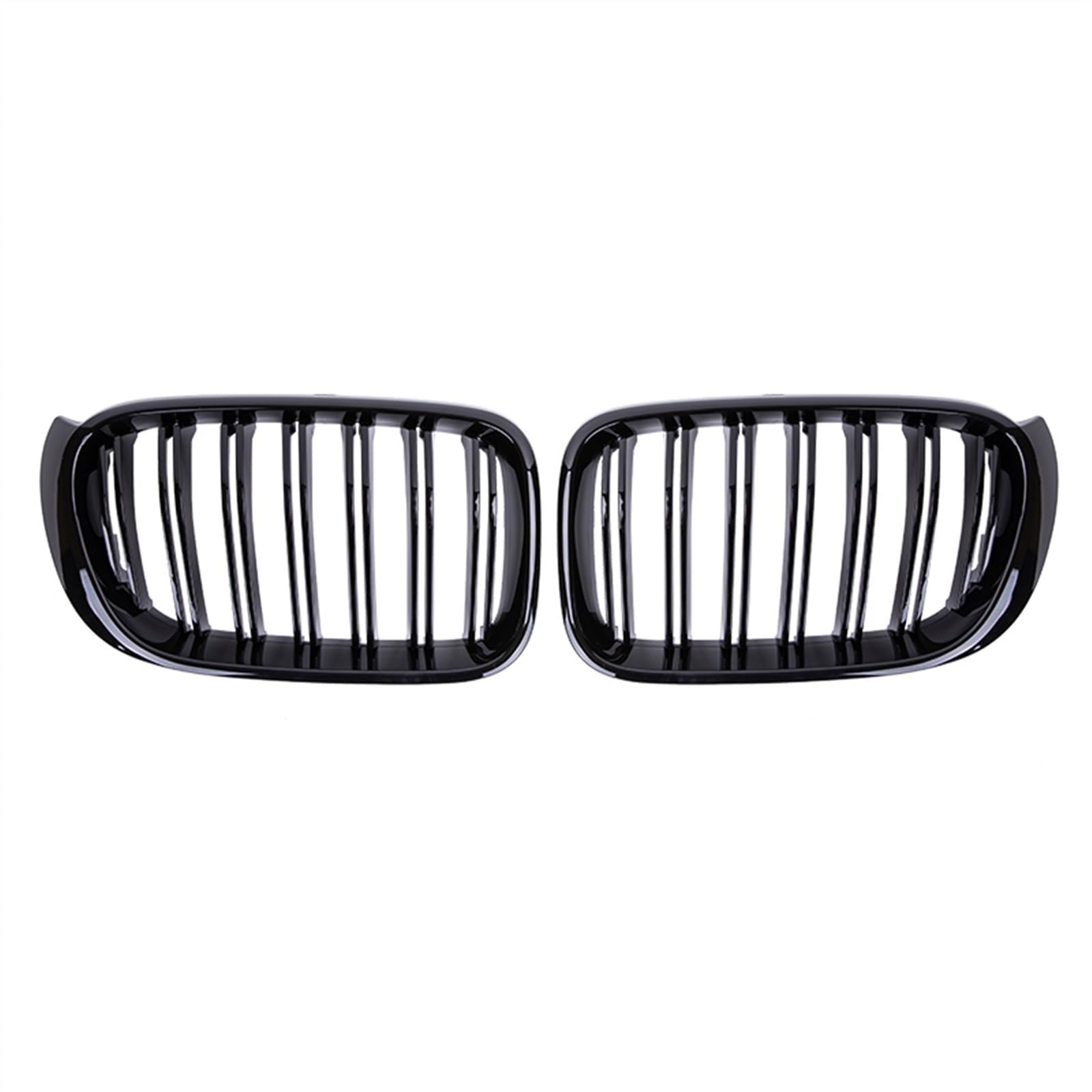 TATARENGS Kühlergrille Kompatibel Mit X3 X4 F25 F26 2014 2015 2016 2017 Nierengitter Lufteinlass Grill Auto Frontgitter Stoßstange Haube Obere Gitterabdeckung(Gloss Black) von TATARENGS
