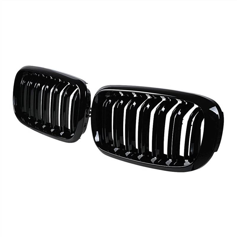 TATARENGS Kühlergrille Kompatibel Mit X5 F15 X6 F16 2014 2015 2016 2017 2018 Auto Front Nierengitter Lufteinlass Grill Obere Grillabdeckung Stoßstange Haube von TATARENGS