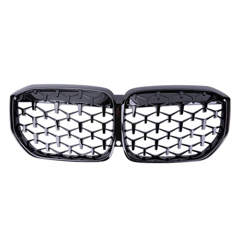 TATARENGS Kühlergrille Kompatibel Mit X5 G05 2018 2019 2020 2021 2022 2023 Auto Snap-on Front Nierengitter Lufteinlass Grill Stoßstange Haube(Gloss Black) von TATARENGS