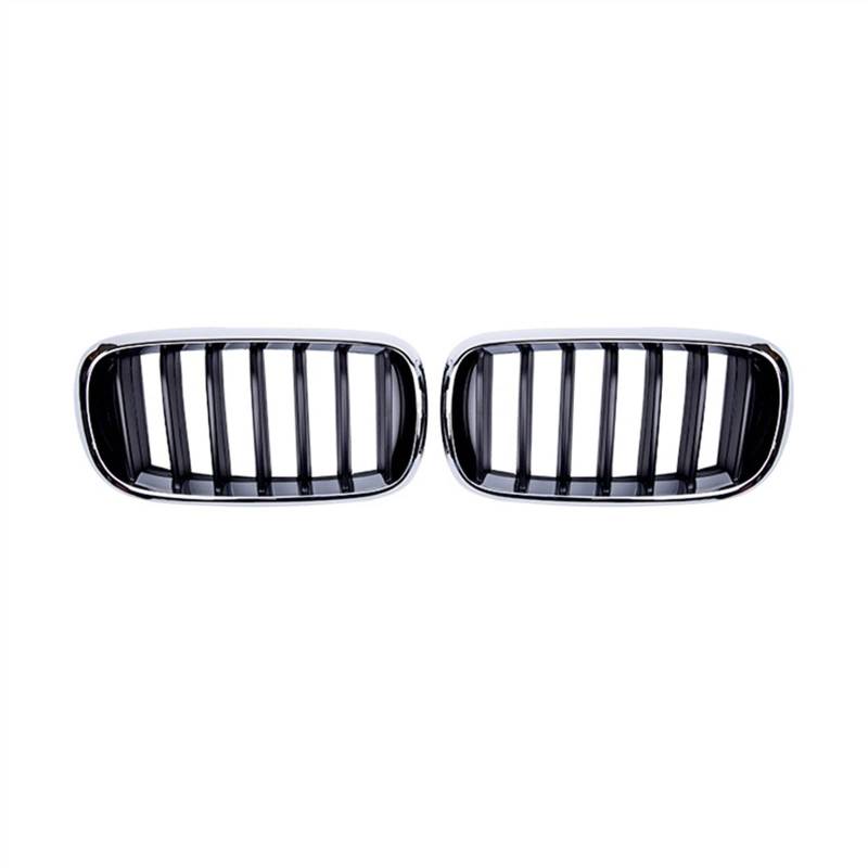 TATARENGS Kühlergrille Kompatibel Mit X5 X6 F15 F16 2014 2015 2016 2017 Nierengitter Lufteinlass Grill Auto Frontgitter Stoßstange Haube Obere Gitterabdeckung von TATARENGS