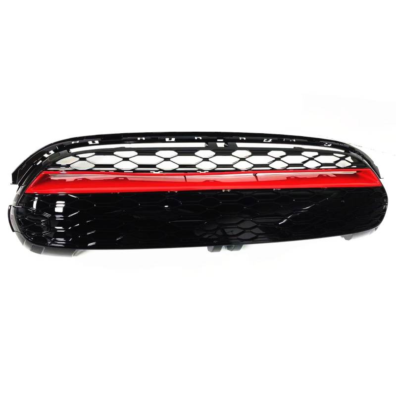 TATARENGS Kühlergrille Kompatibel mit Mini für Cooper für F55 F56 F57 2014 2015 2016 2017 2018 2019 2020 2021 Frontgrill im Wabenstil Oberer Stoßfänger Ansaughaube Mesh Vent Mesh Grid von TATARENGS