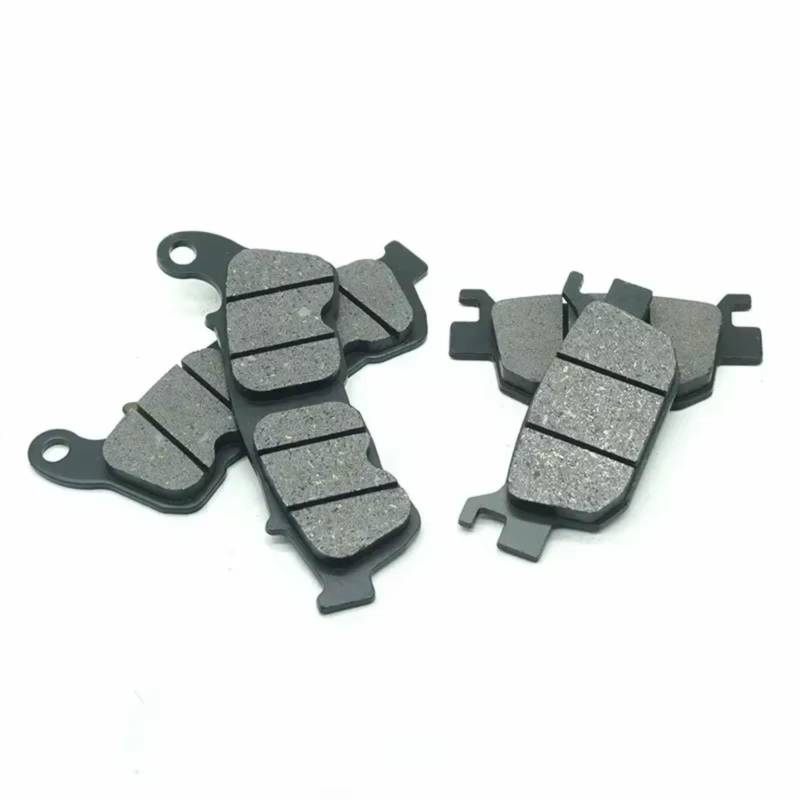 TATARENGS Motorrad Bremsgummi Kompatibel Mit NSS250 Forza EX Für Forza 2005 2006 2007 2008 Für Forza Z 2005 2006 Roller Vorne Hinten Bremsbeläge Motorrad Bremsbeläge(Front and Rear) von TATARENGS