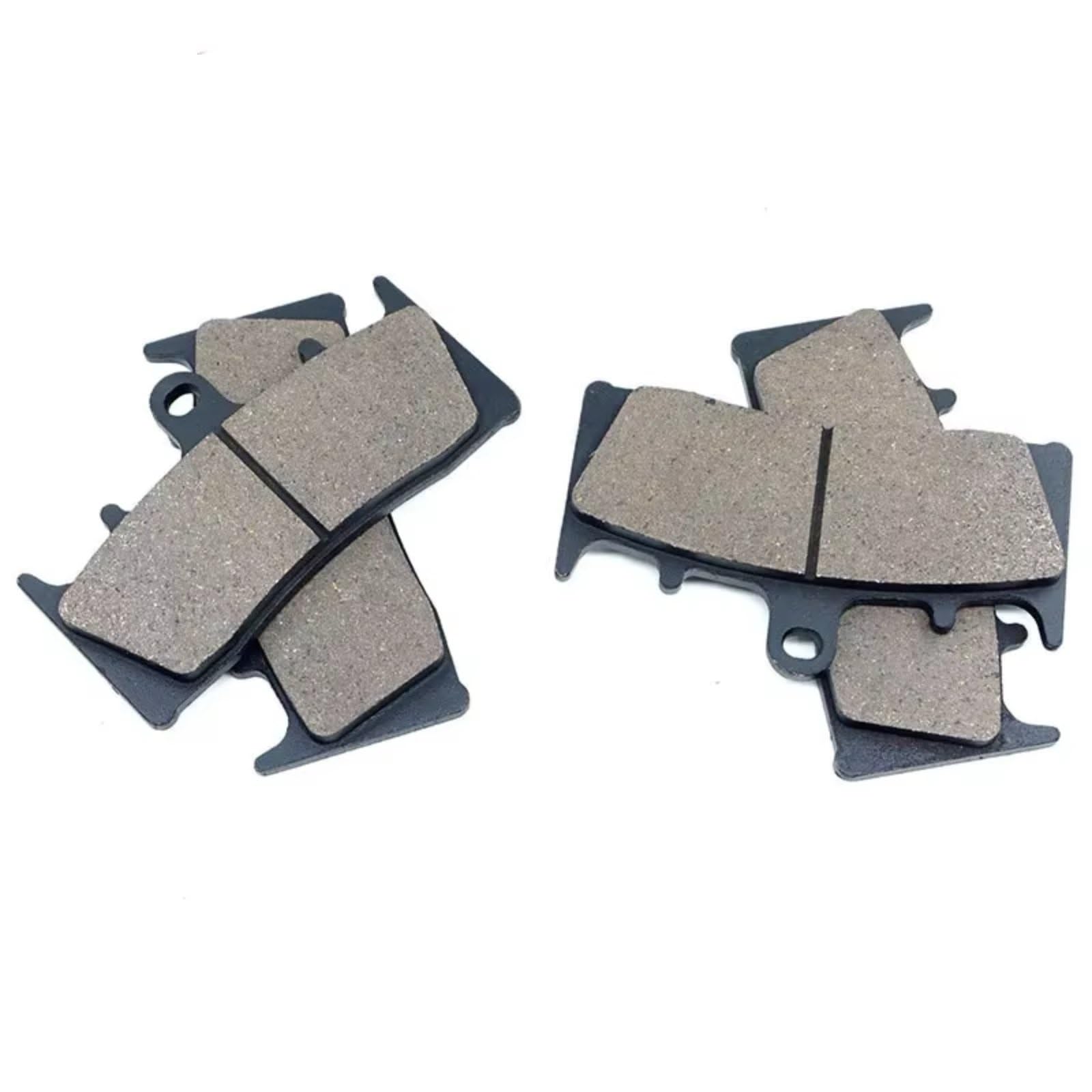 TATARENGS Motorrad Bremsgummi Kompatibel Mit Ninja Für ZX-6R 600 1998-2002 Für ZX-9R 1997-2001 Für ZZR600 J6F J7F J8F 2005-2007 Vorne Hinten Bremsbeläge Kit(2xFront Brake Pads) von TATARENGS