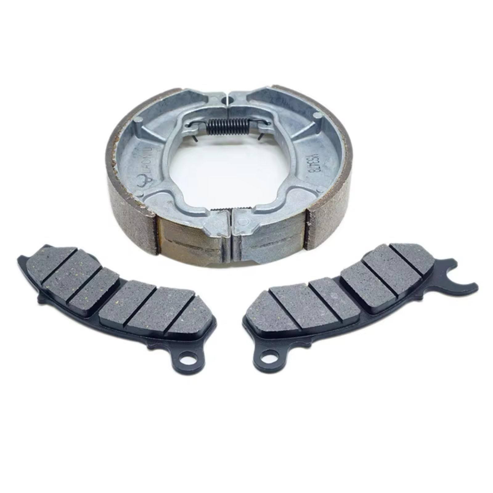 TATARENGS Motorrad Bremsgummi Kompatibel Mit PCX125 2010-2017 Für PCX150 WW150 2012-2020 Roller Vorne Und Hinten Bremsbeläge Schuh Set Kit(Front and Rear) von TATARENGS