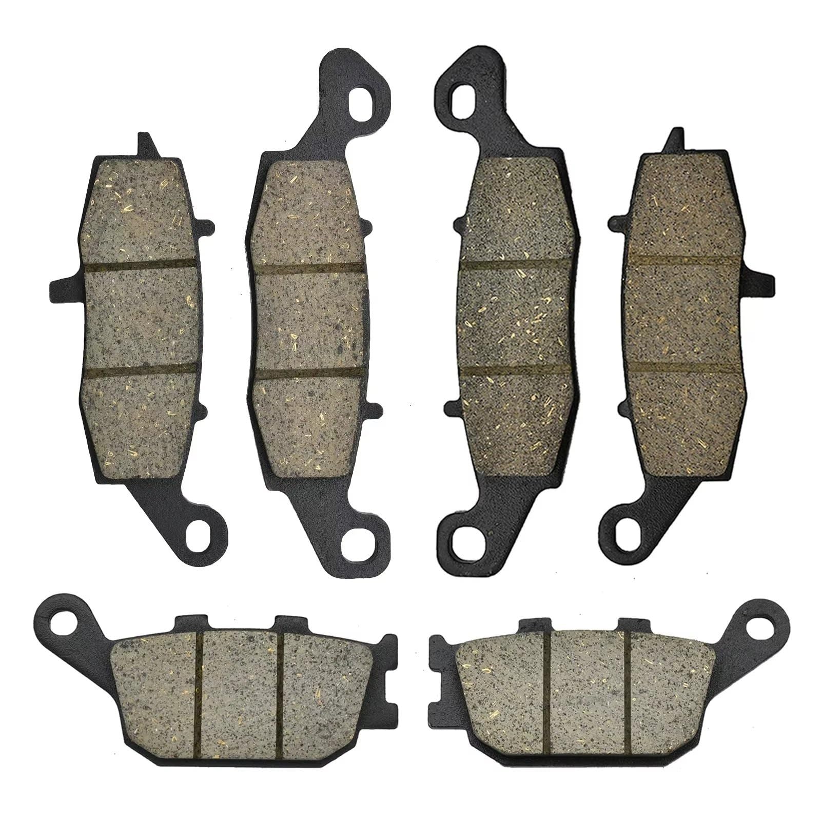 TATARENGS Motorrad Bremsgummi Kompatibel Mit Suzuki Für SV400 Für SV650 Für ABS GSR750 Für GSF650 V-Strom Xpedition DL1000 Motorrad Bremsbeläge Vorne Und Hinten(Front Right) von TATARENGS