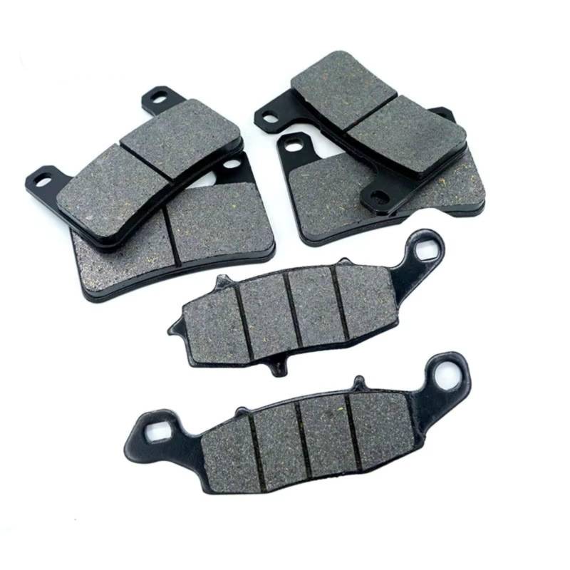 TATARENGS Motorrad Bremsgummi Kompatibel Mit Suzuki Für VZR1800 Für Boulevard M109R 2006-2009 2011-2018 Motorrad Vorne Hinten Bremsbeläge Set Kit(Front and Rear) von TATARENGS