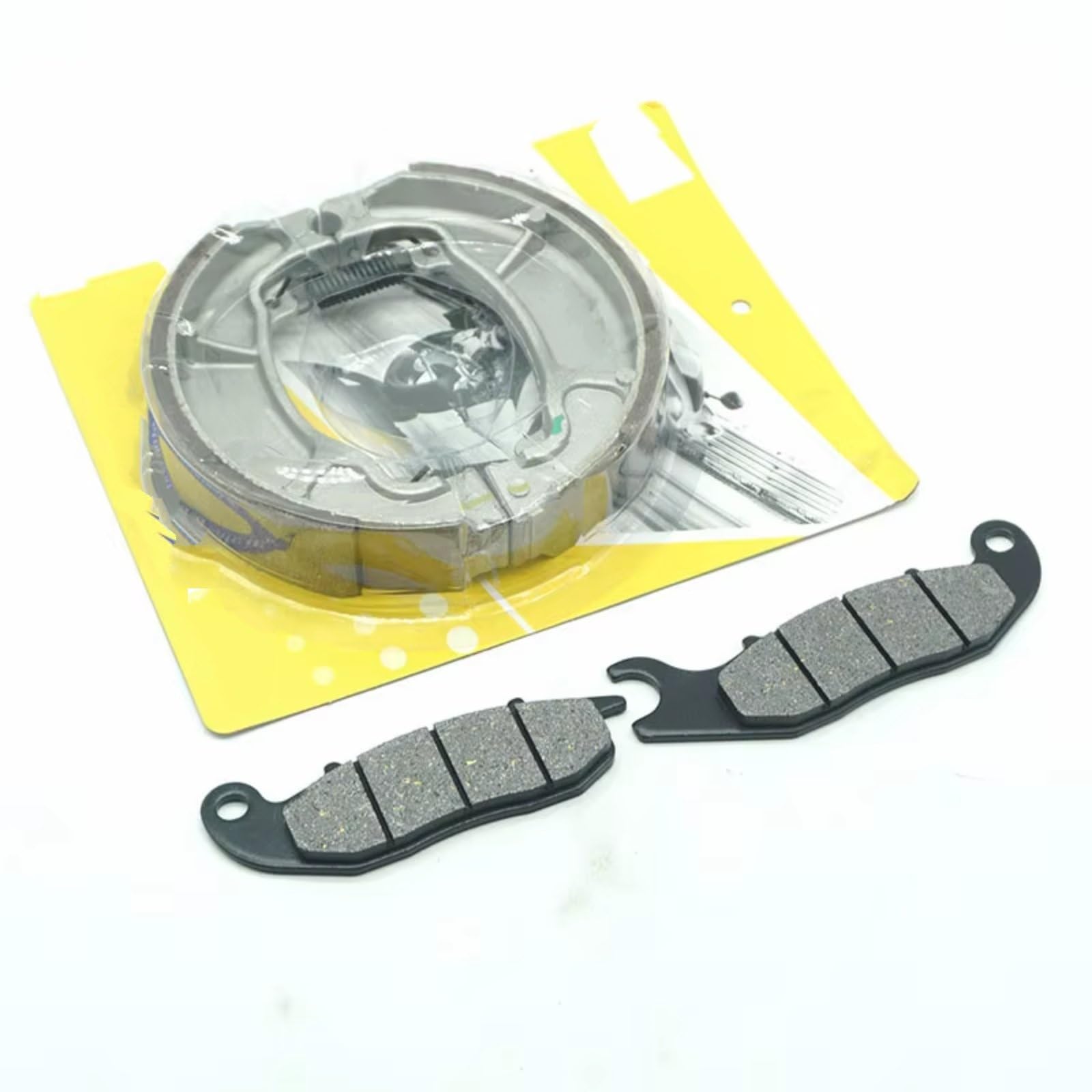 TATARENGS Motorrad Bremsgummi Kompatibel Mit WW150A Für PCX150 ABS KF-30 2018-2020 Für WW125HV Für PCX125 Für Hybrid 2018-2023 Vorne Hinten Bremsbeläge Schuhe Set Kit(Front and Rear) von TATARENGS