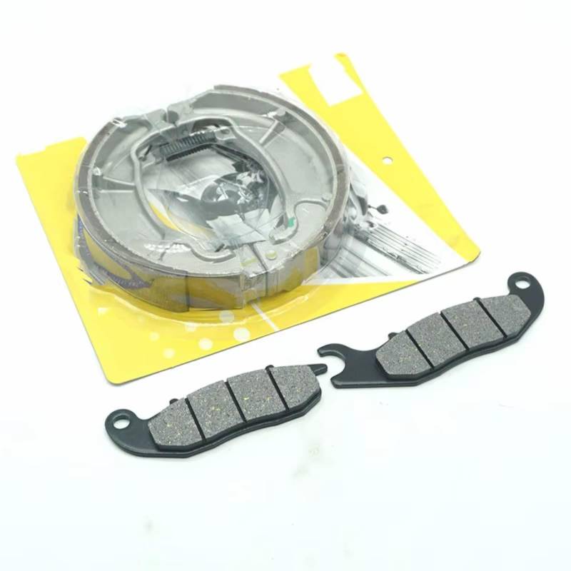 TATARENGS Motorrad Bremsgummi Kompatibel Mit WW150A Für PCX150 ABS KF-30 2018-2020 Für WW125HV Für PCX125 Für Hybrid 2018-2023 Vorne Hinten Bremsbeläge Schuhe Set Kit(Front and Rear) von TATARENGS