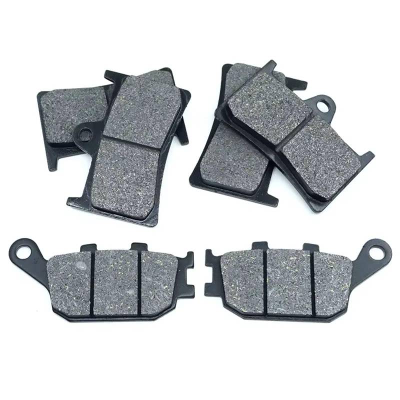 TATARENGS Motorrad Bremsgummi Kompatibel Mit XSR700 2017 2018 Für XSR900 2016 2017 2018 Vorne Hinten Bremsbeläge Set Kit Motorrad Bremsbelag(Front and Rear) von TATARENGS