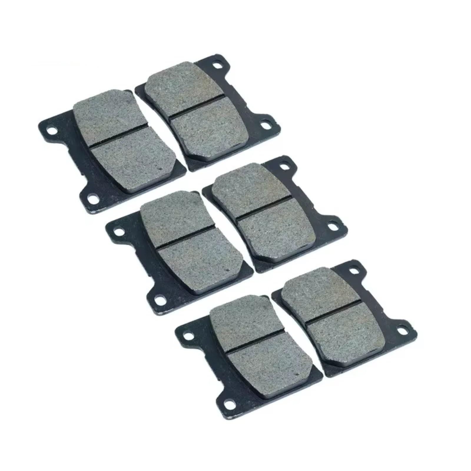 TATARENGS Motorrad Bremsgummi Kompatibel Mit Yamaha Für FZX700 1986 1987 Für FZX750 1986-1993 MotorradVorne Hinten Bremsbeläge Set(3 Pair Front Pads) von TATARENGS