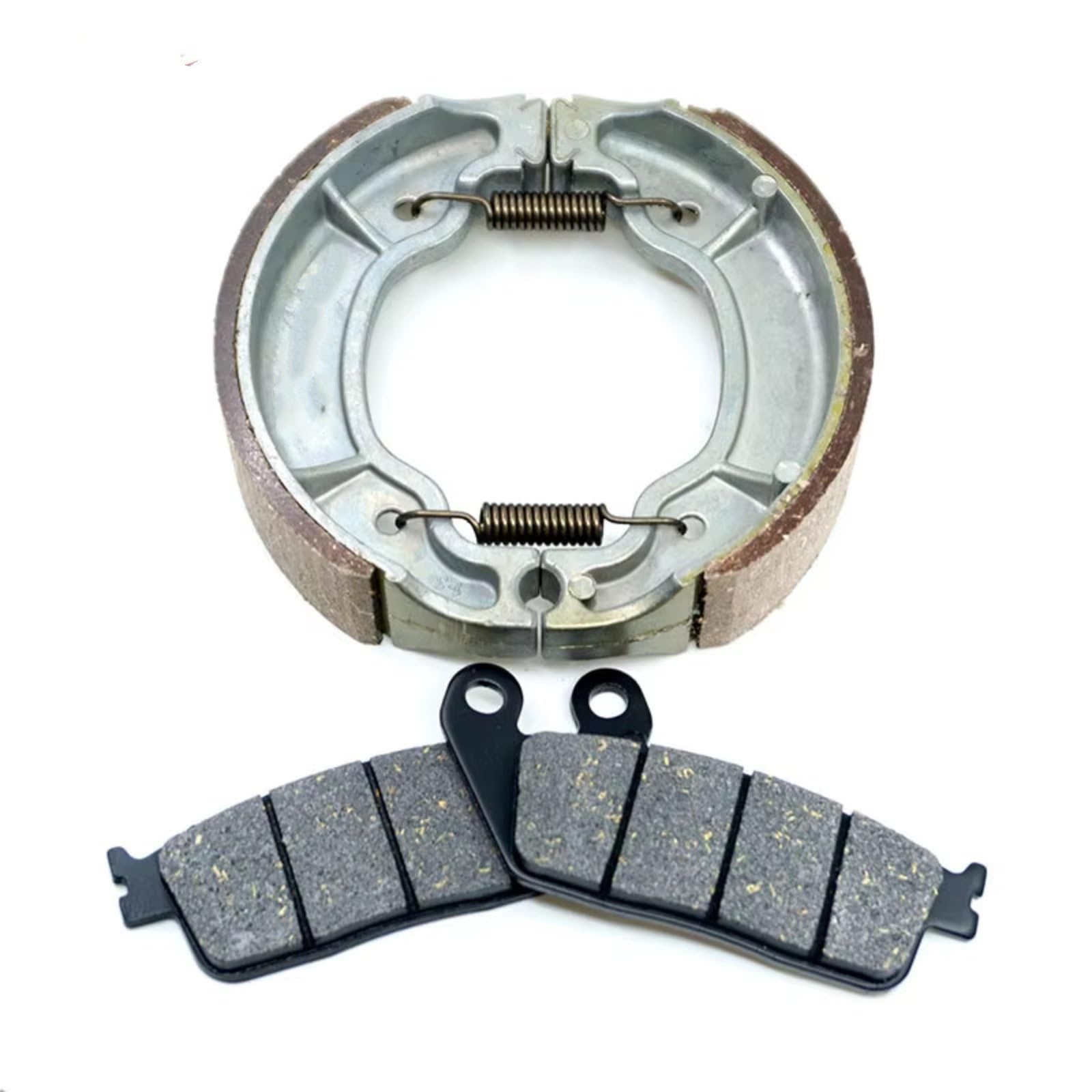 TATARENGS Motorrad Bremsgummi Kompatibel Mit Yamaha Für Majesty YP125F1 2002-2017 Bremsbeläge Vorne Hinten Schuhsatz Kit Roller Motorrad Bremsbeläge(Front Rear Set) von TATARENGS