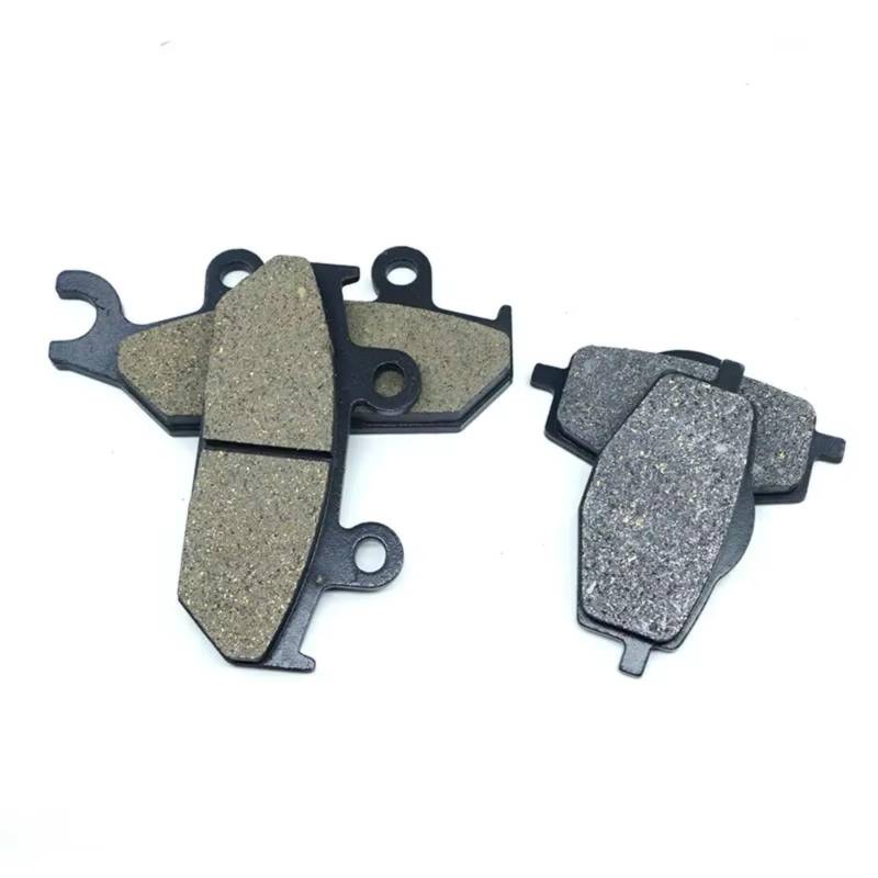 TATARENGS Motorrad Bremsgummi Kompatibel Mit Yamaha Für XT600 1990-1995 Für XT600E 1989-2003 Für XTZ660 Für Tenere 1991-1998 Motorrad Vorne Und Hinten Bremsbeläge Set Kit(Front and Rear) von TATARENGS