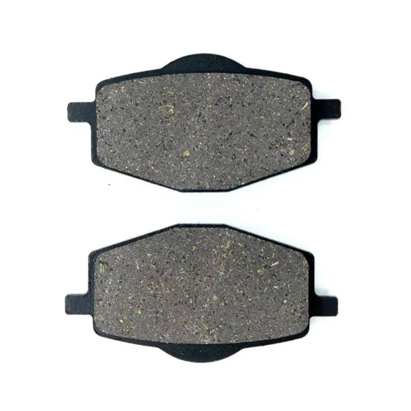 TATARENGS Motorrad Bremsgummi Kompatibel Mit Yamaha Für XT600 1990-1995 Für XT600E 1989-2003 Für XTZ660 Für Tenere 1991-1998 Motorrad Vorne Und Hinten Bremsbeläge Set Kit(Rear Brake Pads) von TATARENGS