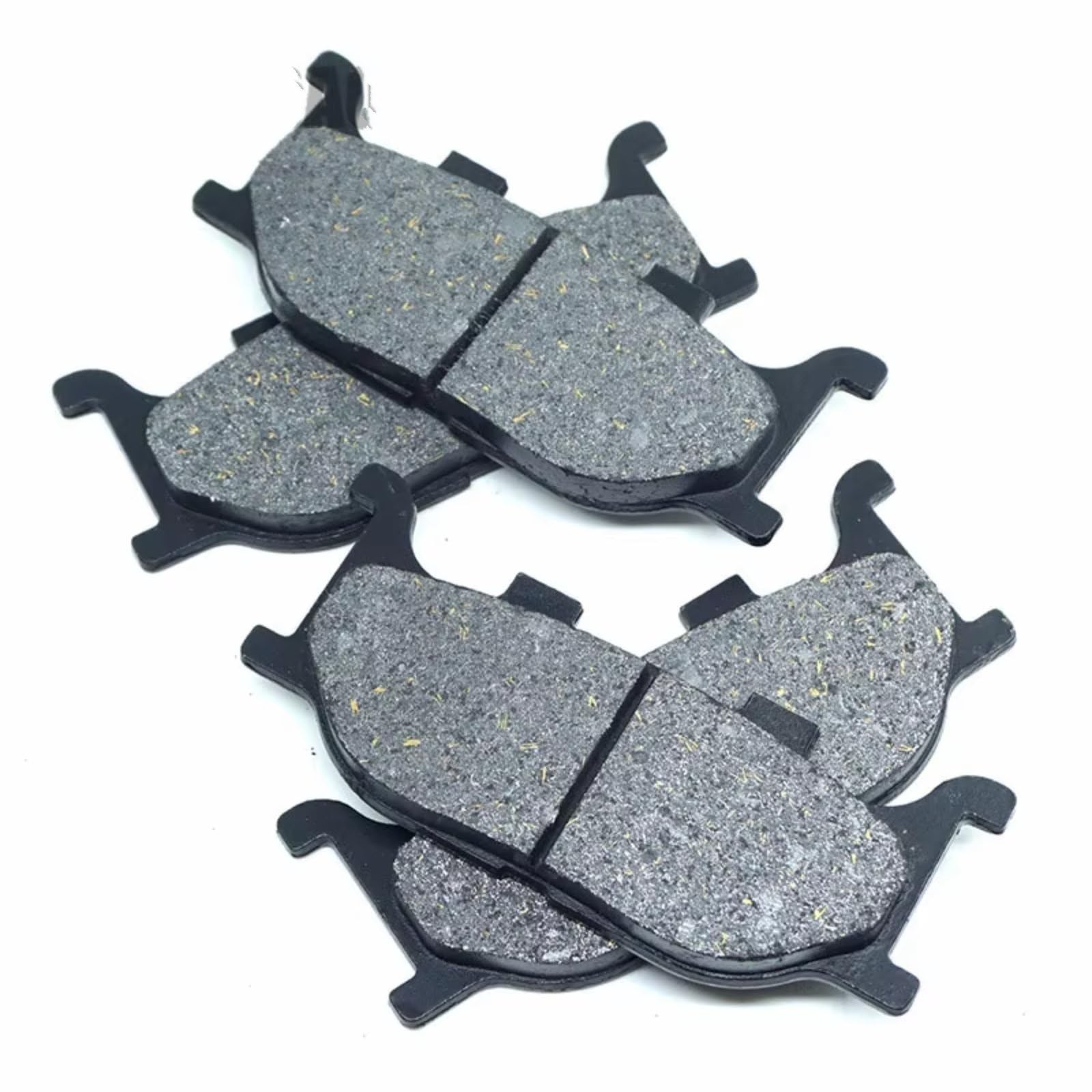 TATARENGS Motorrad Bremsgummi Kompatibel Mit Yamaha Für XVS1100 Drag Für Star DS11 Für V-Star 1999-2008 Motorrad Vorne Hinten Bremsbeläge Kit Set(2xFront Brake Pads) von TATARENGS