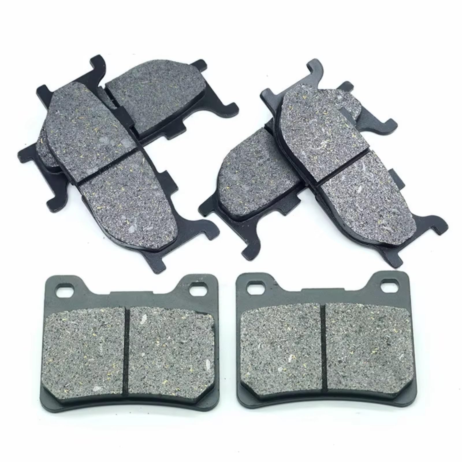 TATARENGS Motorrad Bremsgummi Kompatibel Mit Yamaha Für XVS1100 Drag Für Star DS11 Für V-Star 1999-2008 Motorrad Vorne Hinten Bremsbeläge Kit Set(Front and Rear) von TATARENGS