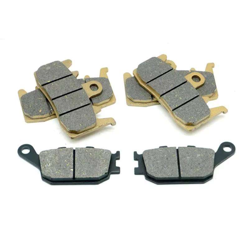TATARENGS Motorrad Bremsgummi Kompatibel Mit Z900RS SE 2022 Vorne Hinten Bremsbeläge Kit Motorrad Teile Motorrad Bremsbeläge(Front and Rear) von TATARENGS