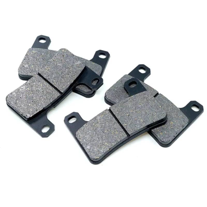 TATARENGS Motorrad Bremsgummi Kompatibel Mit ZX1000 Für Ninja FÜR ZX1000 ABS 2011-2015 Für ZX-10R 2008-2010 Motorrad Vorne Hinten Bremsbeläge Set(2xFront Brake Pads) von TATARENGS