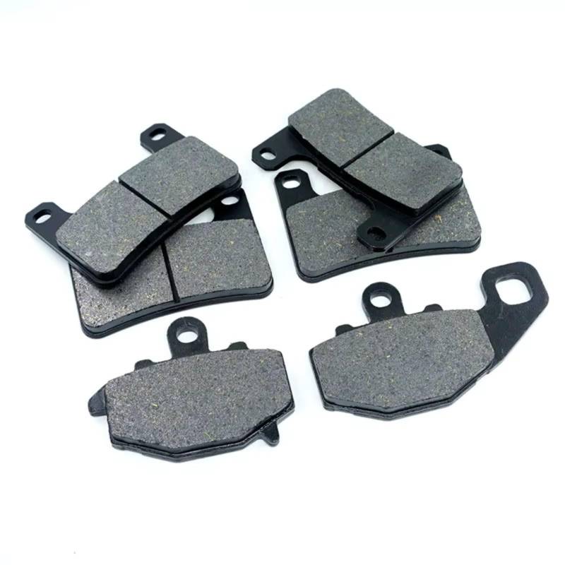 TATARENGS Motorrad Bremsgummi Kompatibel Mit ZX1000 Für Ninja FÜR ZX1000 ABS 2011-2015 Für ZX-10R 2008-2010 Motorrad Vorne Hinten Bremsbeläge Set(Whole Set) von TATARENGS