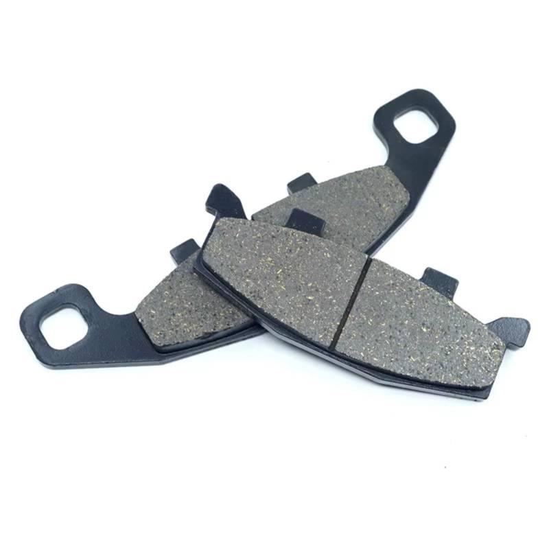 TATARENGS Motorrad Bremsgummi Kompatibel Mit ZZR600 Für ZZR400 1990-1992 Für Ninja ZX-6 1990-1993 Motorrad Vorne Hinten Bremsbeläge Kit Set(Rear Brake Pads) von TATARENGS