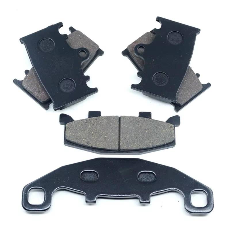 TATARENGS Motorrad Bremsgummi Kompatibel Mit ZZR600 Für ZZR400 1990-1992 Für Ninja ZX-6 1990-1993 Motorrad Vorne Hinten Bremsbeläge Kit Set(Whole Set) von TATARENGS
