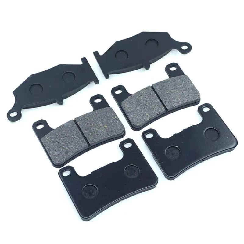 TATARENGS Motorrad Bremsgummi Kompatibel mit Suzuki für DL1000A V-Strom ABS 2014 2015 2016 2017 Motorrad Vorne Hinten Bremsbeläge Set Motorrad bremsbeläge(Whole Set) von TATARENGS
