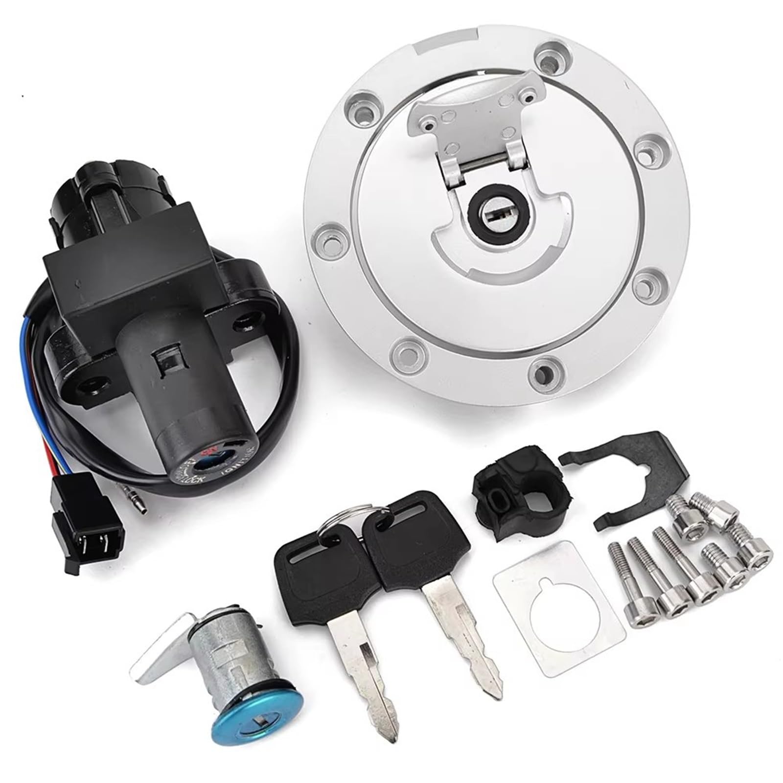 TATARENGS Motorrad Zündschloss Kompatibel Mit Cbr400 Nc23 Nc29 1986–1994 Für Cbr600 1991–1998 Für Cbr900 1992–1997 Zündschalter Tankdeckel Sperrschlüssel Set 35100mr8027 TATARENGS Motorrad Zündschloss Kompatibel Mit Cbr400 Nc23 Nc29 1986–1994 Für Cbr600 1991–1998 Für Cbr900 1992–1997 Zündschalter Tankdeckel Sperrschlüssel Set 35100mr8027 von TATARENGS