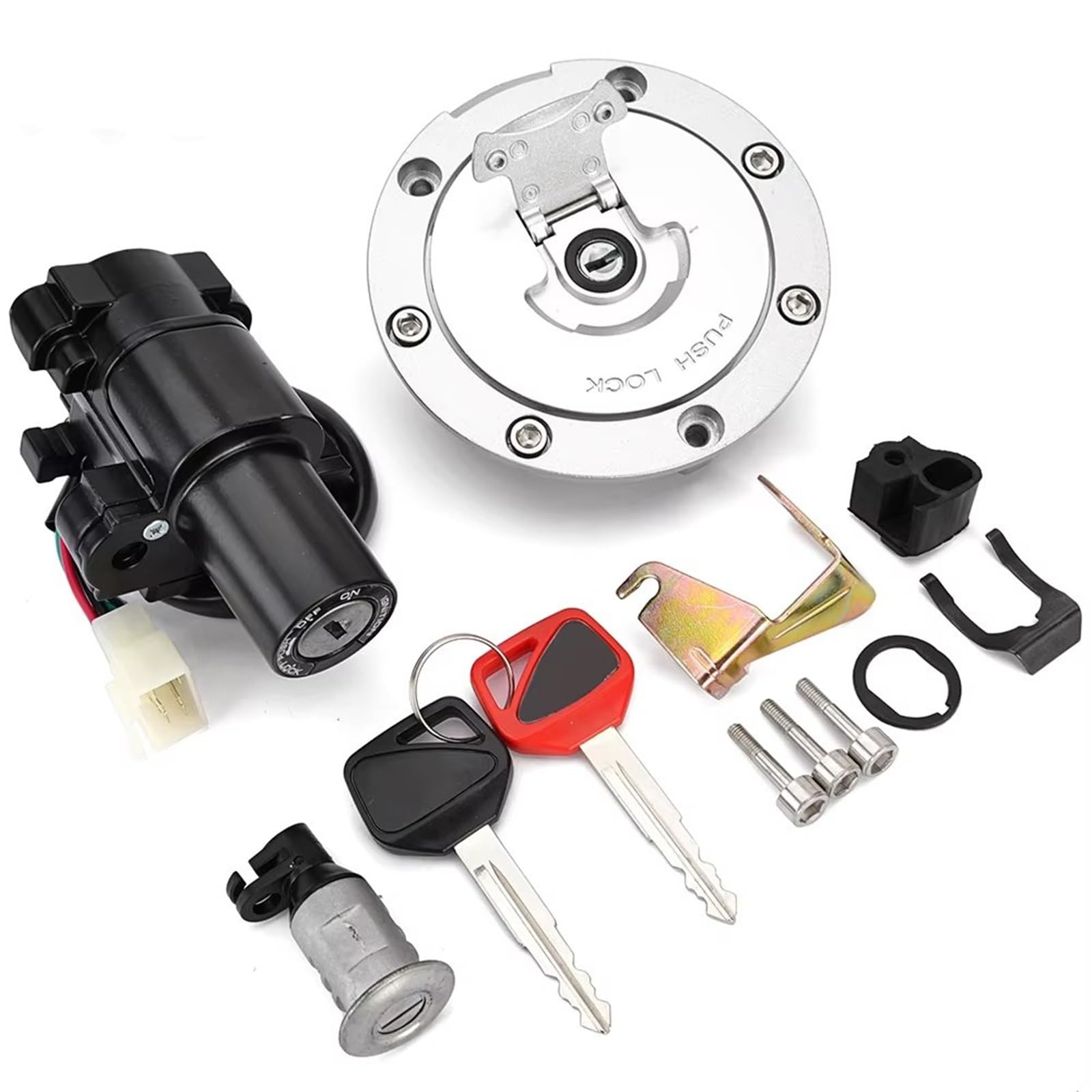 TATARENGS Motorrad Zündschloss Kompatibel Mit Cbr900rr Für Cbr954 2002 2003 Für Nt700v Für Deauville 2006-2010 Motorrad Tankdeckel Zündschalter Sperrset 35010mcja00 TATARENGS Motorrad Zündschloss Kompatibel Mit Cbr900rr Für Cbr954 2002 2003 Für Nt700v Für Deauville 2006-2010 Motorrad Tankdeckel Zündschalter Sperrset 35010mcja00 von TATARENGS