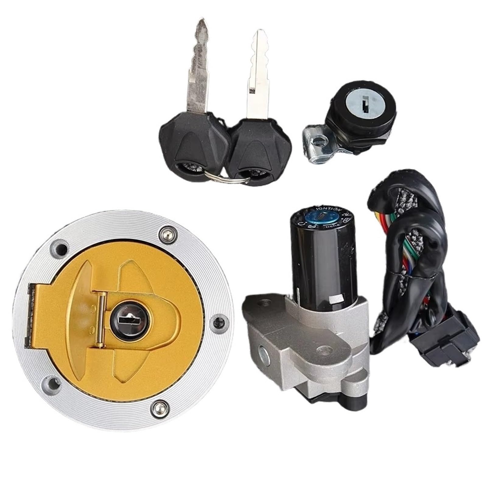 TATARENGS Motorrad Zündschloss Kompatibel Mit Ducati Für St2 1998–2003 Für St2 944 1997–2002 Für Monster 620 2003 Motorrad Zündschalter Tankdeckel Sperrschlüssel Set 59820281a TATARENGS Motorrad Zündschloss Kompatibel Mit Ducati Für St2 1998–2003 Für St2 944 1997–2002 Für Monster 620 2003 Motorrad Zündschalter Tankdeckel Sperrschlüssel Set 59820281a von TATARENGS