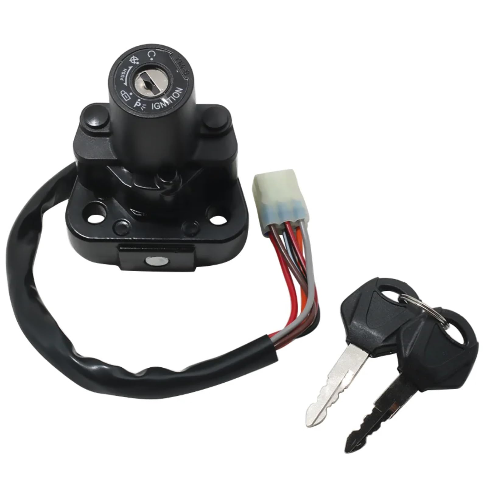 TATARENGS Motorrad Zündschloss Kompatibel Mit Suzuki Für GSX1300 Für GSX1300R Für Hayabusa 1999-2007 Zündschloss Barrel Starter Schalter Mit Schlüssel 37100-24F00 TATARENGS Motorrad Zündschloss Kompatibel Mit Suzuki Für GSX1300 Für GSX1300R Für Hayabusa 1999-2007 Zündschloss Barrel Starter Schalter Mit Schlüssel 37100-24F00 von TATARENGS