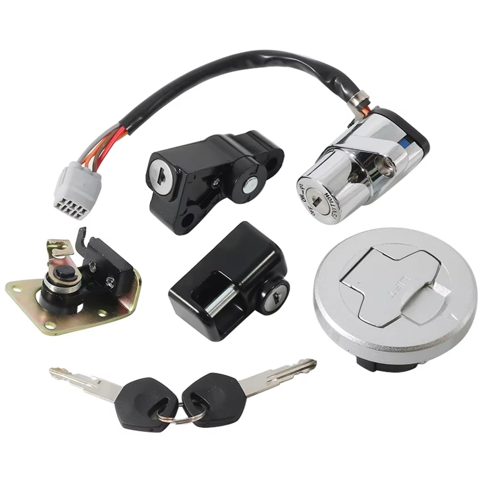 TATARENGS Motorrad Zündschloss Kompatibel Mit Suzuki Für Vz1500 Für Intruder M1500 2009 2010 Motorradzubehör Tankdeckel Zündschloss Schlüsselschloss Set 3700040831 TATARENGS Motorrad Zündschloss Kompatibel Mit Suzuki Für Vz1500 Für Intruder M1500 2009 2010 Motorradzubehör Tankdeckel Zündschloss Schlüsselschloss Set 3700040831 von TATARENGS