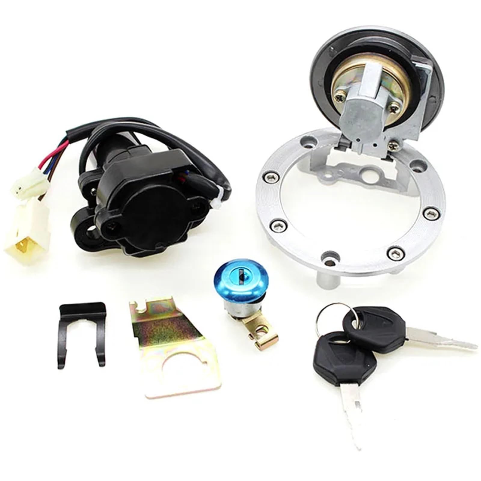 TATARENGS Motorrad Zündschloss Kompatibel Mit Yamaha Für Fz8 Für Fz8n Für Fz8s 2011 2012 2013 Für Fz6r 2004–2016 Motorrad Zündschalter Tankdeckel Sperrschlüssel Set TATARENGS Motorrad Zündschloss Kompatibel Mit Yamaha Für Fz8 Für Fz8n Für Fz8s 2011 2012 2013 Für Fz6r 2004–2016 Motorrad Zündschalter Tankdeckel Sperrschlüssel Set von TATARENGS