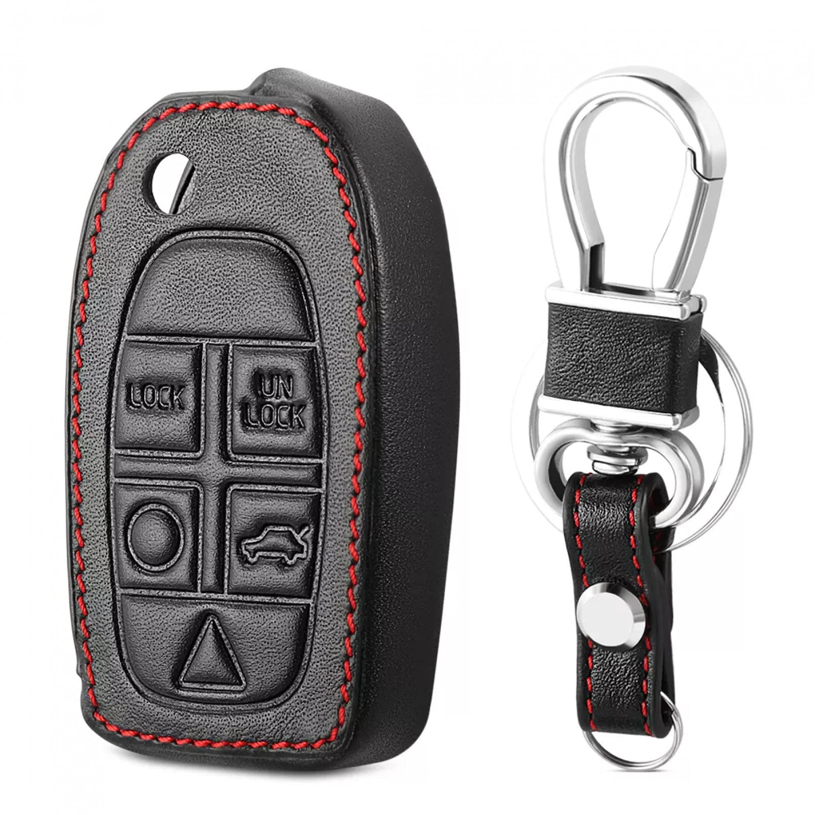 Leder Autoschlüssel Fall Remote Protector Cover Tasche Shell Schlüsselanhänger Zubehör 5 Tasten für Volvo S40 S80 S60 V70 XC70 XC90 1999 2010 2012 2013 Leder Autoschlüssel Fall Remote Protector Cover Tasche Shell Schlüsselanhänger Zubehör 5 Tasten für Volvo S40 S80 S60 V70 XC70 XC90 1999 2010 2012 2013 von TATINE