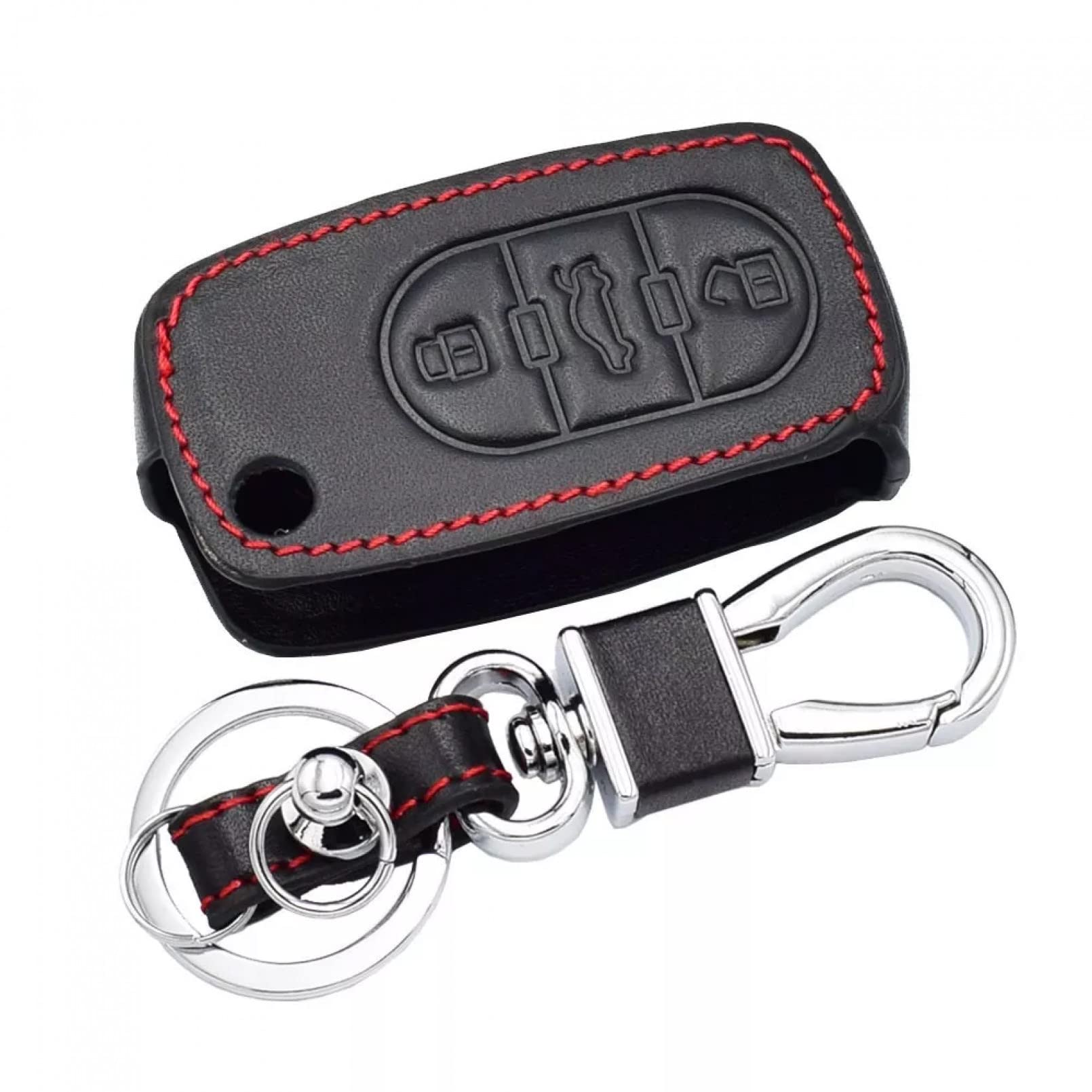 Leder Autoschlüssel Fall Remote Protector Cover Tasche Shell Schlüsselanhänger Zubehör für Audi A2 A3 A4 A6 Leder Autoschlüssel Fall Remote Protector Cover Tasche Shell Schlüsselanhänger Zubehör für Audi A2 A3 A4 A6 von TATINE