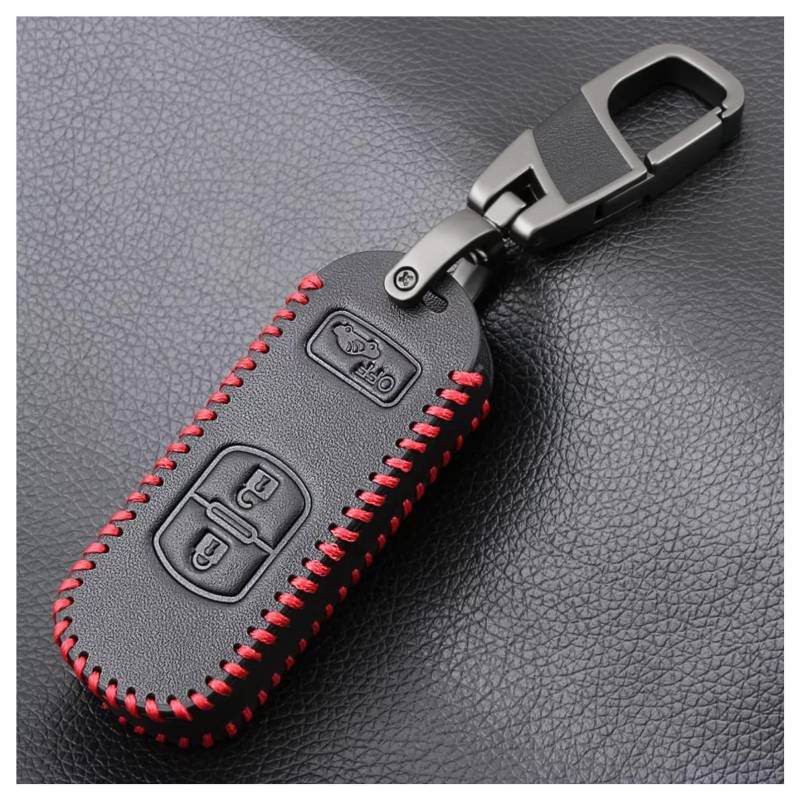 Leder Autoschlüssel Fall Remote Protector Cover Tasche Shell Schlüsselanhänger Zubehör für Mazda 3 CX9 CX3 CX5 CX7 Geschwindigkeit von TATINE