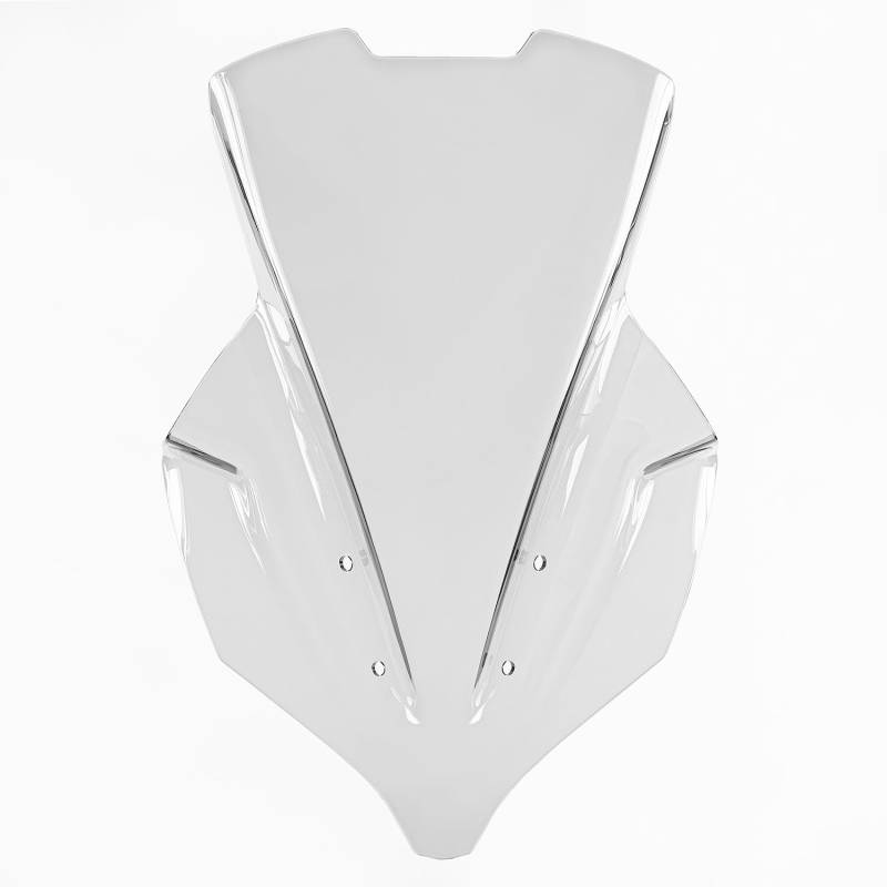 Motorrad-Windschutzscheibe Frontscheibe Frontverkleidung Double Bubble Windschutz für Yamaha MT10 MT10 MT10 SP 2022 2023 2024 Windabweiser Winddicht Windschutzscheibe (Klar) von TAZGANTAX