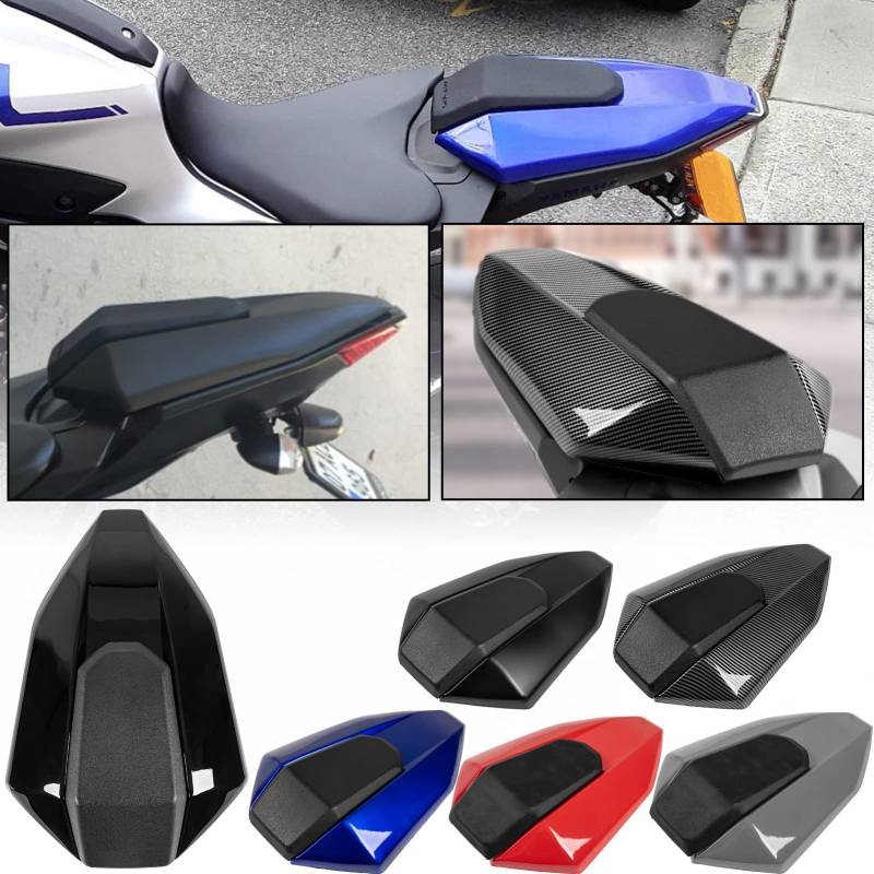 TAZGANTAX Motorrad-Beifahrersitzabdeckung für MT-07 FZ-07 Heckteil Verkleidungsabdeckung Solo Sitzbuckel Kompatibel mit Yamaha MT07 FZ07 FZ MT 07 2013 2014 2015 2016 2017 (Blau) von TAZGANTAX