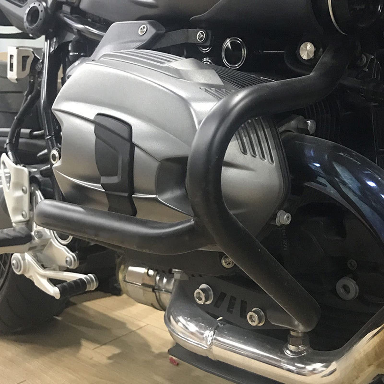 TAZGANTAX Motorrad-Sturzbügel-Motorschutz-Fallschutz, kompatibel mit B.M.W R Nine T RnineT R9T Racer Scrambler Pure Urban G/S 2014 2015 2016 2017 2018 2019 2020 2021 2022 2023 Stunt Subcage von TAZGANTAX