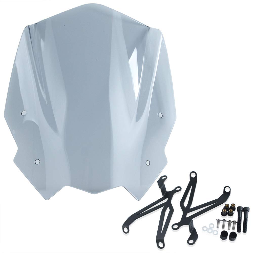 TAZGANTAX Motorrad Touring Windschutzscheibe Flyscreen Protector für G310R Windschutzscheibe Windabweiser Kompatibel mit B.M.W G310 R G-310-R 2016 2017 2018 2019 2020 2021 2022 Visier (Leichter Rauch) TAZGANTAX Motorrad Touring Windschutzscheibe Flyscreen Protector für G310R Windschutzscheibe Windabweiser Kompatibel mit B.M.W G310 R G-310-R 2016 2017 2018 2019 2020 2021 2022 Visier (Leichter Rauch) von TAZGANTAX