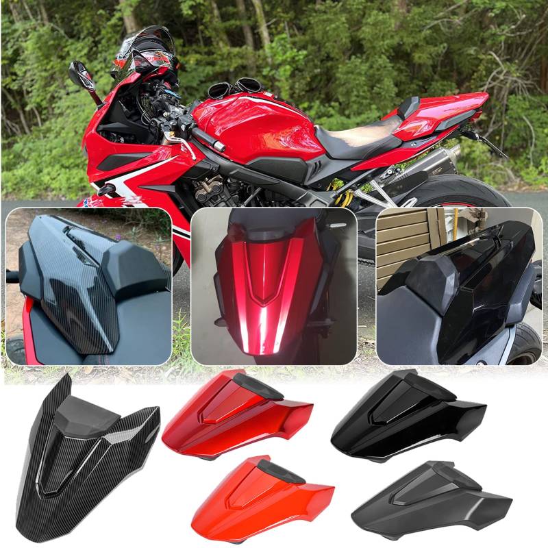 TAZGANTAX Verkleidungsabdeckung für Soziussitz hinten passend für CB650R CBR650R CB 650R CBR 650R CB 650 R CBR 650 R Zubehör 2019 2020 (Schwarz) von TAZGANTAX