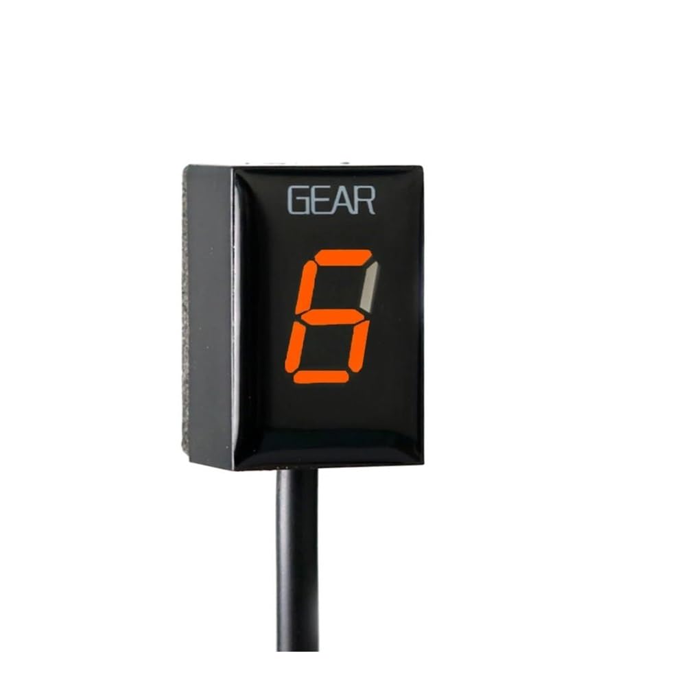 Gear Digitalanzeige Motorrad Ganganzeige Anzeige 1-6 Level Geschwindigkeitsmesser Für CB300R Für CB300R Für CB 300 R Für CB 300R 2018 2019(Orange) von TBUOIUE