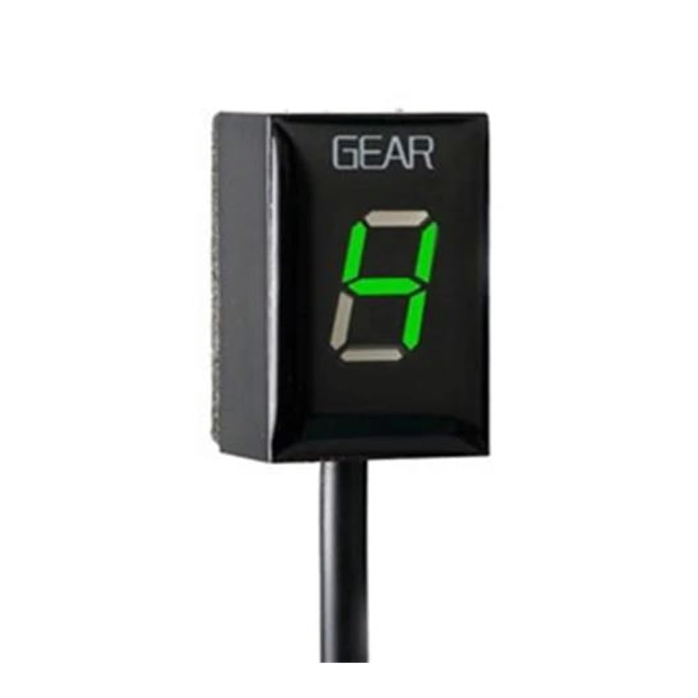 Gear Digitalanzeige Motorrad Zubehör Anzeigeanzeige 1-6 Gang Geschwindigkeitsmesser Für Fzs600 Für F&azer 1998-2003 Für Fzs 600(Green) von TBUOIUE