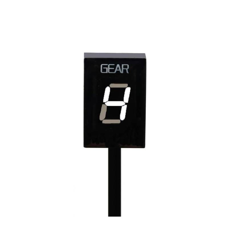 Gear Digitalanzeige Motorrad Zubehör Anzeigeanzeige 1-6 Gang Geschwindigkeitsmesser Für Fzs600 Für F&azer 1998-2003 Für Fzs 600(White) von TBUOIUE
