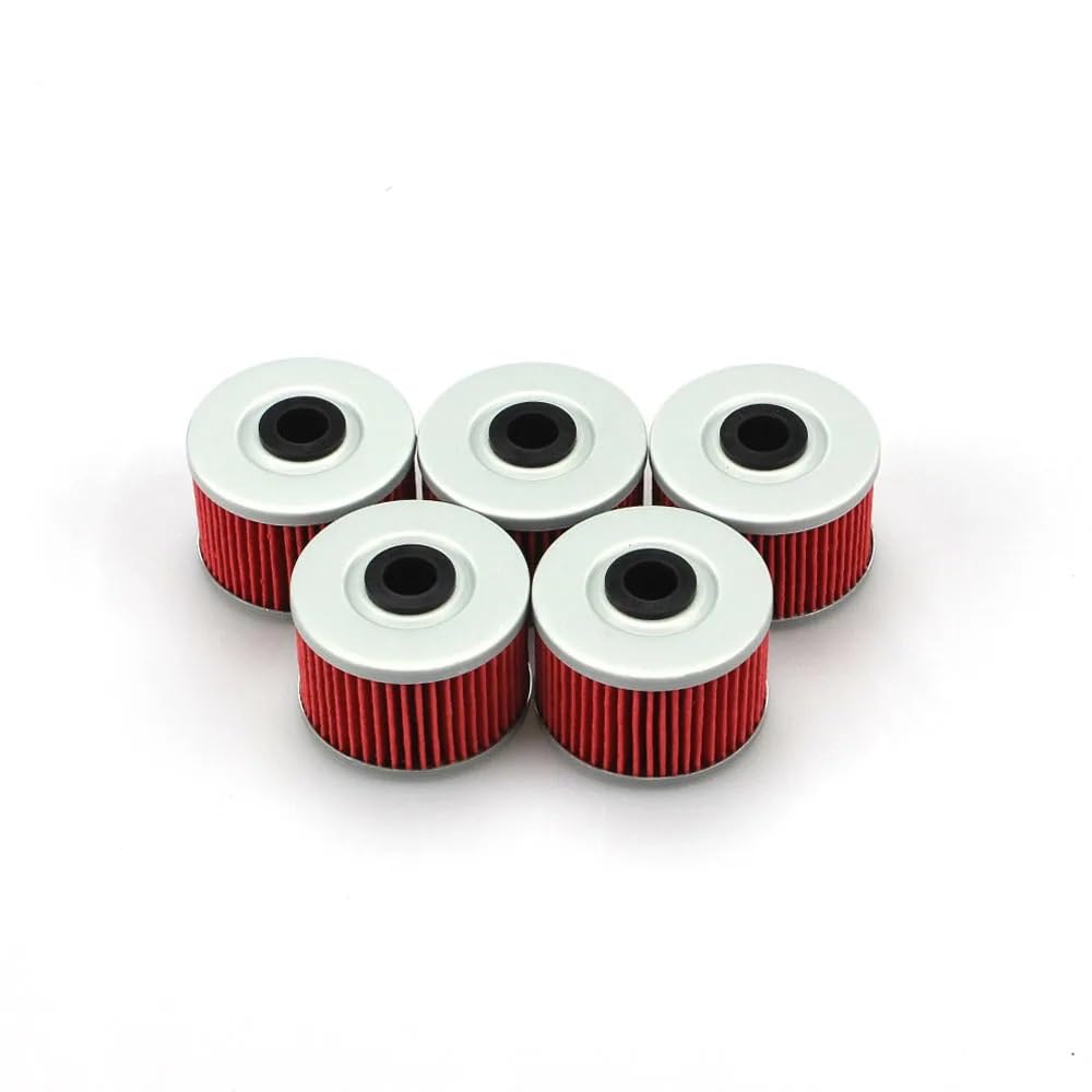 Luftfilter Einlage Motorrad-Ölfilter, Inline-Gas-Kraftstofffilter, Benzinfilter, Werkzeug, Motorradzubehör Für Roller, Moped, Roller, Dirtbike, ATV(5PCS) von TBUOIUE