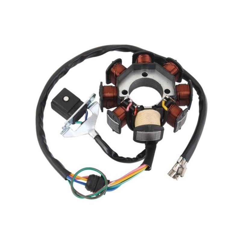 TBUOIUE Stator Spule Generator Stator Platte Lichtmaschine Magnetische 5 Draht 8 Spule Für CG 125cc 150cc Pit Quad Bike ATV Buggy Universal von TBUOIUE