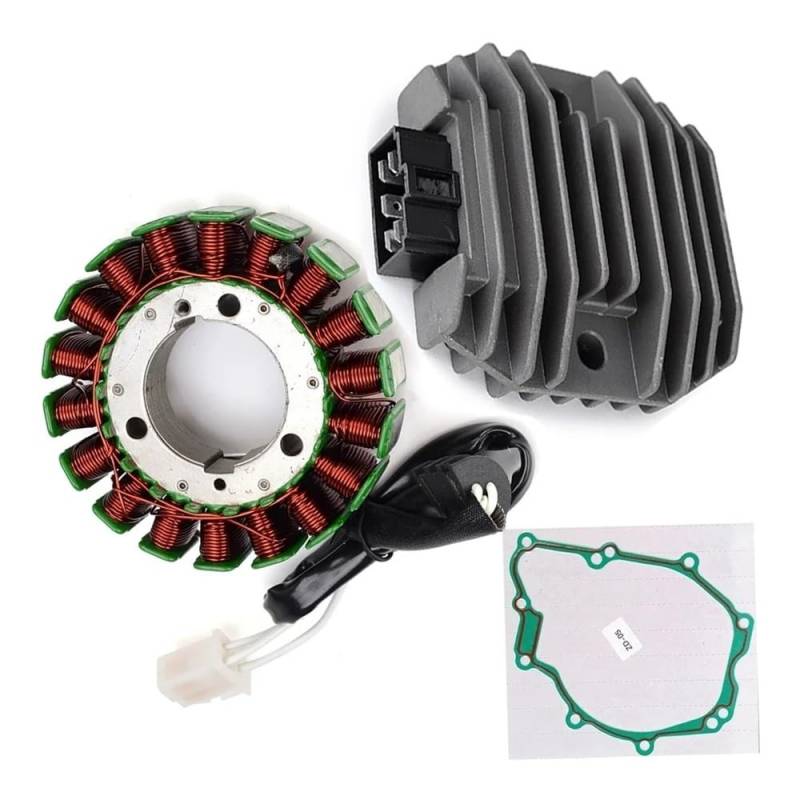 TBUOIUE Stator Spule Motorrad Magneto Stator Spule Gleichrichter Dichtung Set Für FZ6 Für FZ6N Für FZ6S 2004-2009 2005 2006 2007 2008 von TBUOIUE