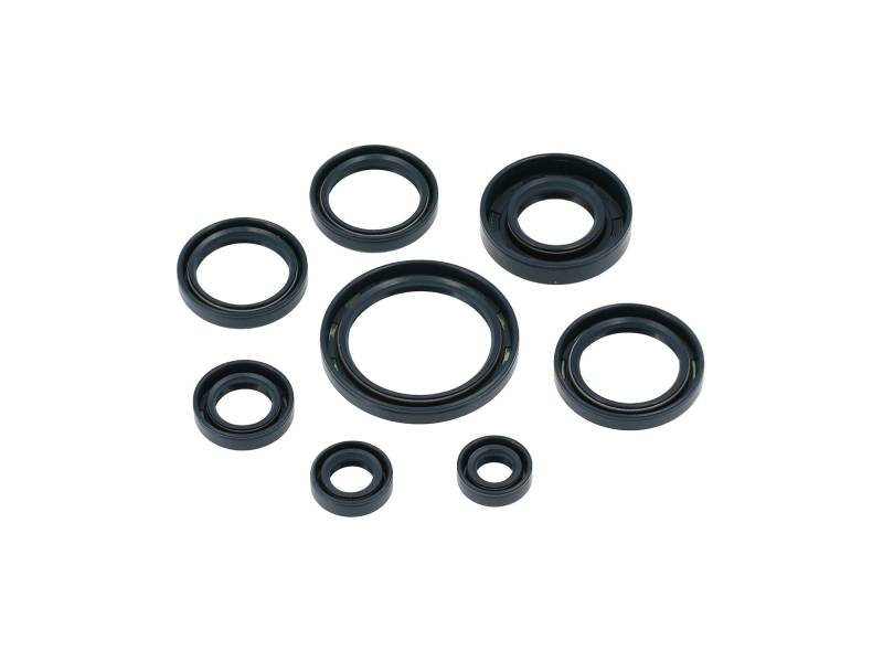 Set: Wellendichtringe, 8 Stück, blau, Doppellippe - AWO 425 Touren von TCK