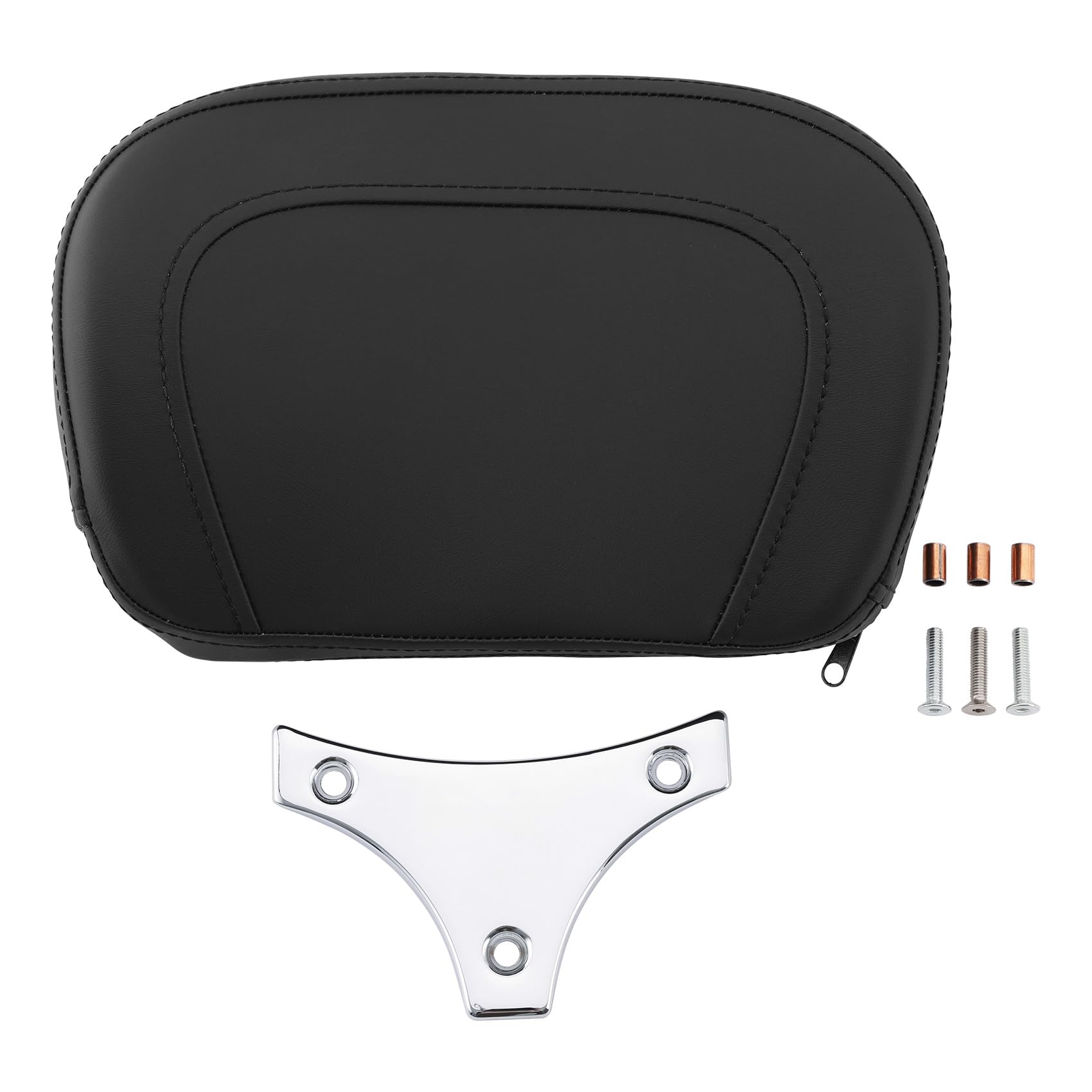TCMT Abnehmbare Leder-Rückenlehnen-Halterung für Sissy-Bar-Rückenlehne Passend für Harley Touring Road King Electra 1997–2024 TCMT Abnehmbare Leder-Rückenlehnen-Halterung für Sissy-Bar-Rückenlehne Passend für Harley Touring Road King Electra 1997–2024 von TCMT